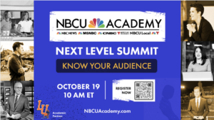 NBCU Academy Next Level Summit graphic